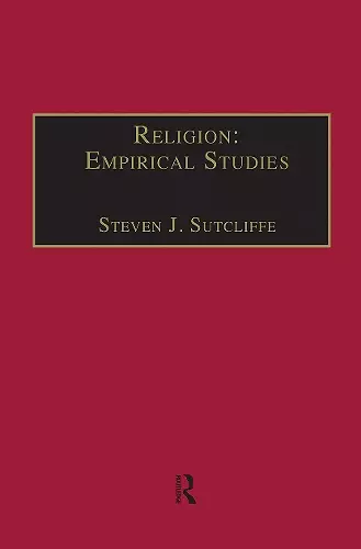 Religion: Empirical Studies cover