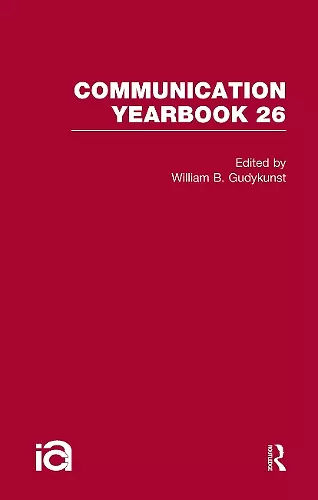 Communication Yearbook 26 cover