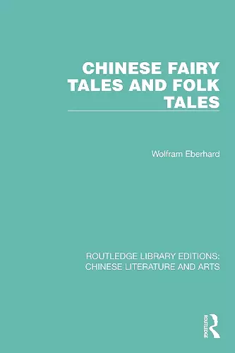 Chinese Fairy Tales and Folk Tales cover