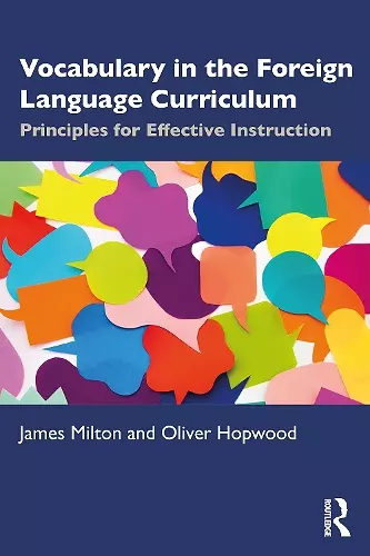 Vocabulary in the Foreign Language Curriculum cover