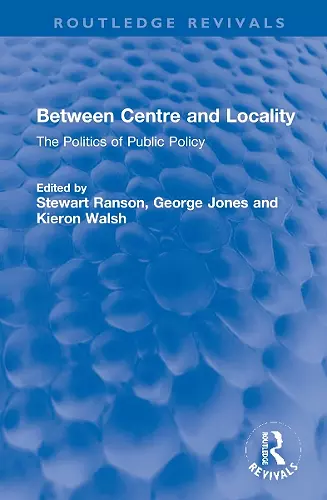 Between Centre and Locality cover