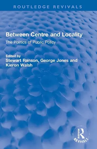 Between Centre and Locality cover