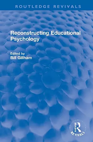 Reconstructing Educational Psychology cover