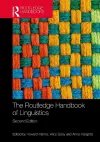 The Routledge Handbook of Linguistics cover