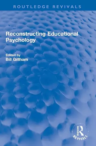 Reconstructing Educational Psychology cover