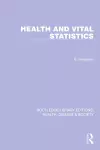 Health and Vital Statistics cover