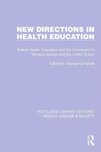 New Directions in Health Education cover