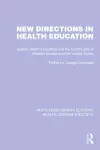 New Directions in Health Education cover