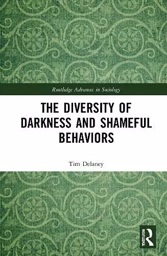 The Diversity of Darkness and Shameful Behaviors cover