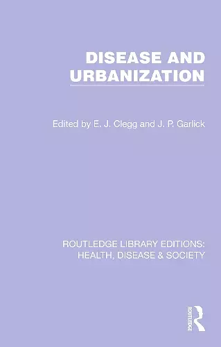 Disease and Urbanization cover