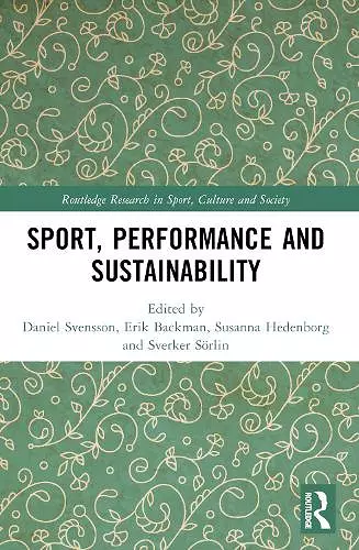 Sport, Performance and Sustainability cover