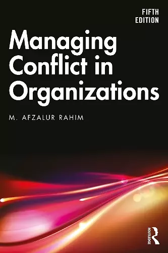 Managing Conflict in Organizations cover