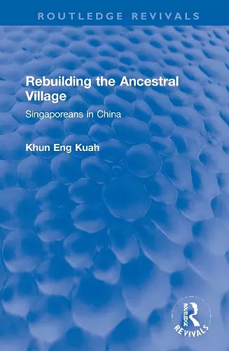 Rebuilding the Ancestral Village cover