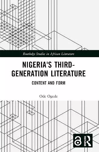 Nigeria's Third-Generation Literature cover