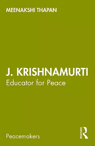 J. Krishnamurti cover