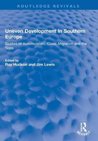 Uneven Development in Southern Europe cover