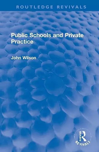 Public Schools and Private Practice cover