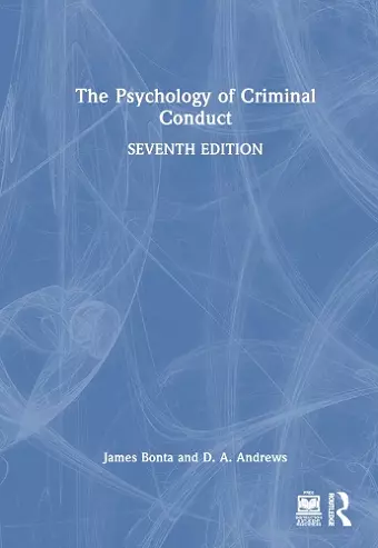 The Psychology of Criminal Conduct cover