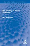 The Training of Prison Governors cover