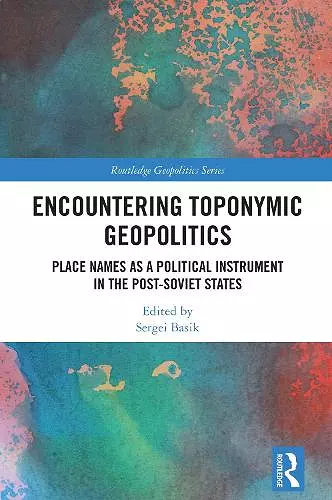 Encountering Toponymic Geopolitics cover