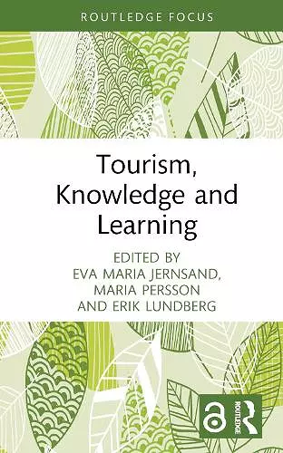 Tourism, Knowledge and Learning cover