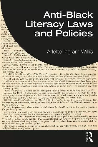 Anti-Black Literacy Laws and Policies cover