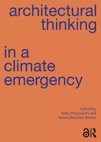 Architectural Thinking in a Climate Emergency cover
