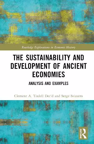 The Sustainability and Development of Ancient Economies cover