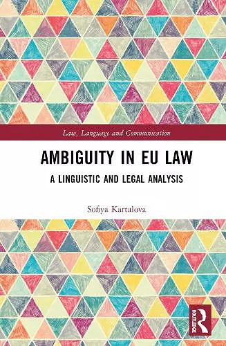 Ambiguity in EU Law cover