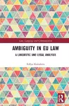 Ambiguity in EU Law cover