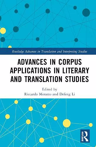 Advances in Corpus Applications in Literary and Translation Studies cover