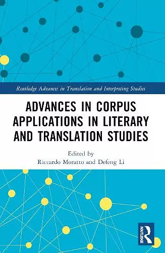 Advances in Corpus Applications in Literary and Translation Studies cover