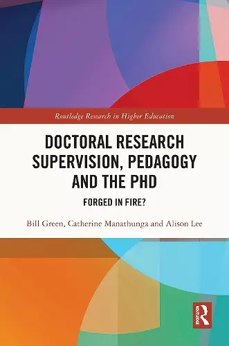 Doctoral Research Supervision, Pedagogy and the PhD cover