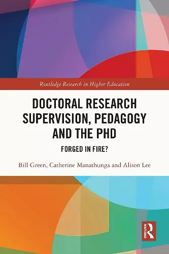 Doctoral Research Supervision, Pedagogy and the PhD cover