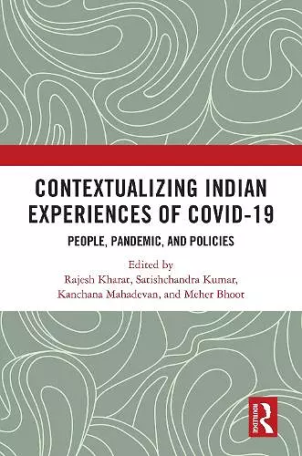 Contextualizing Indian Experiences of Covid-19 cover