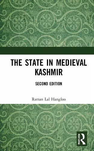 The State in Medieval Kashmir cover