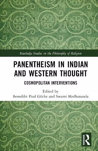 Panentheism in Indian and Western Thought cover