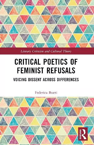 Critical Poetics of Feminist Refusals cover