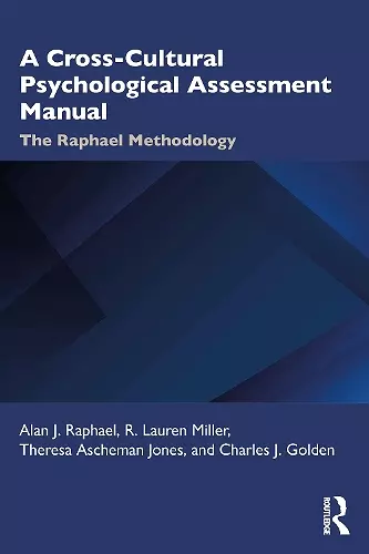 A Cross-Cultural Psychological Assessment Manual cover