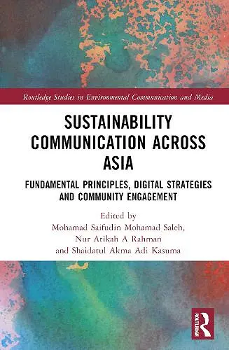 Sustainability Communication across Asia cover