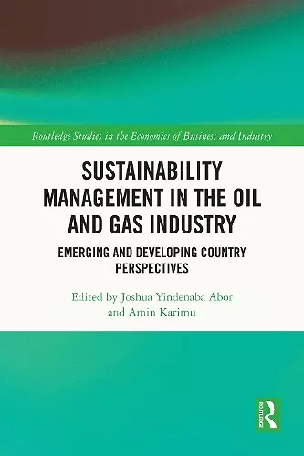 Sustainability Management in the Oil and Gas Industry cover