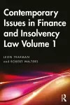 Contemporary Issues in Finance and Insolvency Law Volume 1 cover