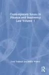 Contemporary Issues in Finance and Insolvency Law Volume 1 cover