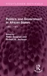 Politics and Government in African States cover