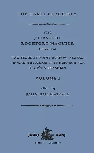 The Journal of Rochfort Maguire, 1852–1854 cover