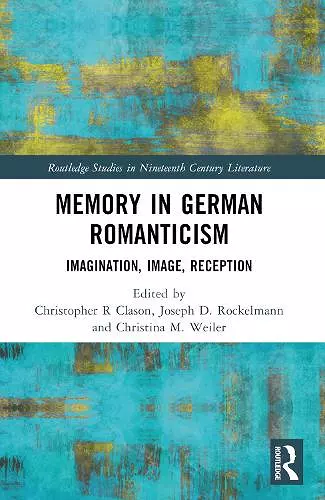 Memory in German Romanticism cover