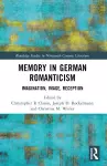 Memory in German Romanticism cover