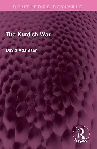 The Kurdish War cover