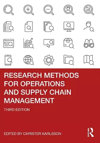 Research Methods for Operations and Supply Chain Management cover