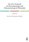 The New Yearbook for Phenomenology and Phenomenological Philosophy cover